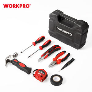 WORKPRO 9PC Her ramie ntas Home Repair Handwerkzeug kasten Set Kits Haushalts werkzeugset - Product Image 3