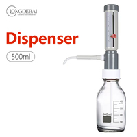 Distributeur de parfum Distributeur de liquide de laboratoire Mate Bottle Top Distributeur de bouteille d'huile entièrement autoclavable en verre et en plastique