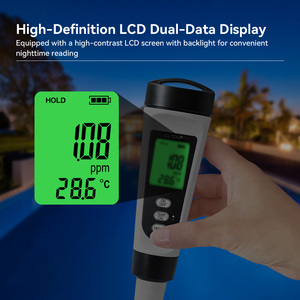 Nouveau Testeur Numérique Portable 2-en-1 de Chlore et Température 2026 – Mesure du Chlore Libre - Product Image 5