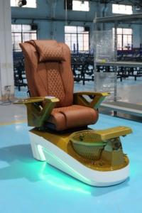 Sillón de Pedicura y Manicura Moderno y Lujoso, Reclinable, con Luz, para Salón de Belleza, Spa para Pies - Product Image 4