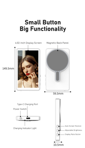 1800MAh Mới Thích Hợp Cho Iphone Và Android Điều Khiển Từ Xa Bức Ảnh Điện Thoại Không Dây Vlog Ảnh Tự Sướng Màn Hình Màn Hình - Product Image 2