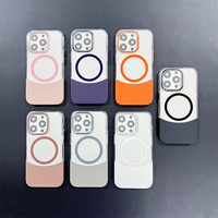 Coque rigide transparente de qualité supérieure pour iPhone 16 Pro Max 15 14 13 12 étui antichoc magnétique