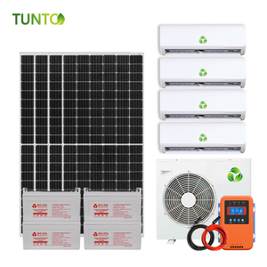 Condizionatore d'Aria Solare Multi-split a Parete 48VDC 24kBTU 36kBTU 48kBTU Raffreddamento/Riscaldamento Compressore Inverter DC Pannelli Solari - Product Image 1