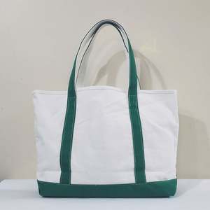 Sac fourre-tout en toile de coton bio recyclé et réutilisable, avec poignées en corde, imprimé avec logo personnalisé, taille OEM, respectueux de l'environnement - Product Image 4