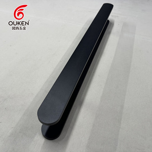 OUKEN Fábrica Venta caliente Clásico Estilo antiguo Acero inoxidable Arena Negro <span class=keywords><strong>Manija</strong></span> de la <span class=keywords><strong>puerta</strong></span> para cuarto de ducha, <span class=keywords><strong>Manija</strong></span> de la <span class=keywords><strong>puerta</strong></span> de vidrio del baño - Product Image 4