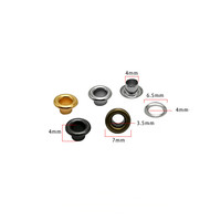 Oeillets en fer SAS en gros, tailles de 1,5 mm à 40 mm, plaqués or et argent de haute qualité, avec œillets métalliques