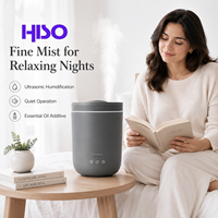 Humidificateur d'air ultrasonique en plastique 2,2 L, 1 buse, fonctionnement silencieux, minuterie d'arrêt automatique 2/4/8H, diffuseur d'huiles essentielles 25W universel