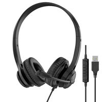 Auriculares Inalámbricos con Micrófono para Oficina, Centro de Llamadas y Computadora, con Diadema y Tecnología 4.1 ENC