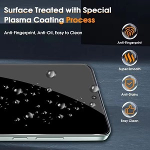 Protector de Pantalla de Vidrio Templado 2.5D Grado AAA Anti-Espía y de Privacidad, Dureza 9H para A54 A34 A33 <span class=keywords><strong>A32</strong></span> A31 A53 - Product Image 5