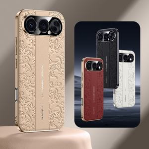 Étui de protection pour objectif d'appareil photo en cuir plaqué avec motif de <span class=keywords><strong>dragon</strong></span> de luxe pour Honor 500 Pro / pour Honor 500, protection intégrale - Product Image 1