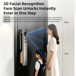 Serrure de porte intelligente à reconnaissance faciale YAGU avec caméra, serrure numérique sans clé, serrure numérique avec caméra, la meilleure valeur pour l'argent - Product Image 4
