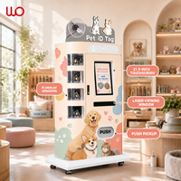 Distributeur automatique intelligent de cartes d'identification pour animaux de compagnie avec gravure laser, SDK intégré, écran tactile et gestion cloud pour une personnalisation optimale
