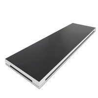 Structure de scène portable à pieds araignée pour panneaux 4x4 pieds, pour stand DJ, événements et location, vente en gros, légère et facile à assembler