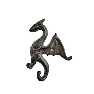Cast Iron Dragon <strong>Key</strong> Holder Coat Rack <strong>Wall</strong> Decorative <strong>Keys</strong> <strong>Hook</strong> - Product Image 1