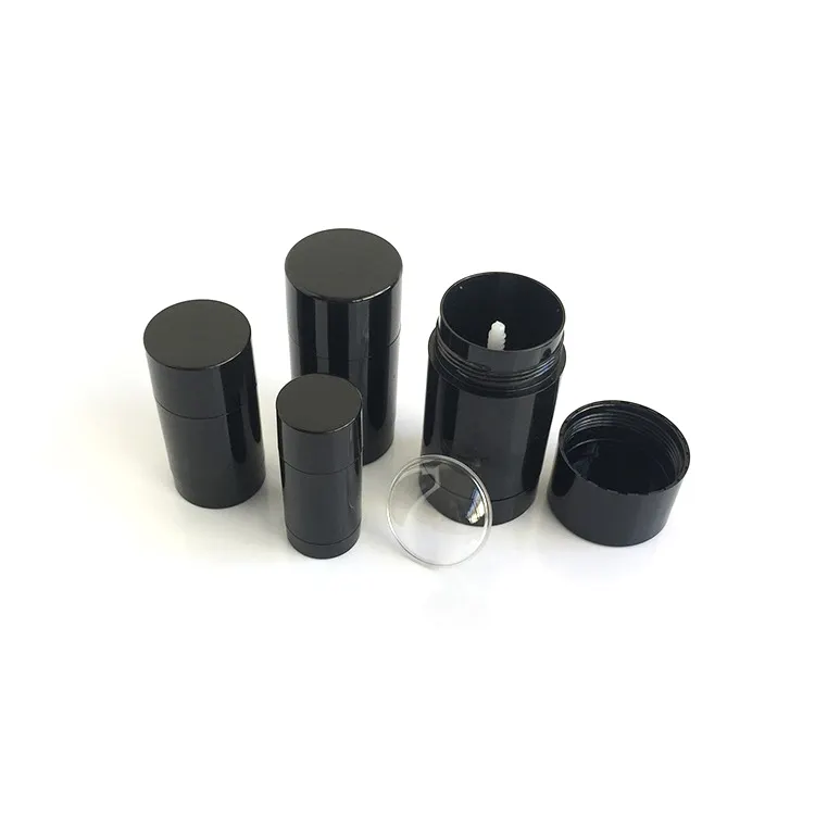 2,5 Unzen 75ml leere Deodorant-Behälter Nachfüllbare Plastik-Twist-Up-Flasche für DIY Natural Deodorant Stick Tube Cosmetics