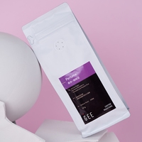 Sacs à café personnalisés avec gravure, imprimés, laminés, à soufflets latéraux en PE, pochettes verticales, résistantes à l'humidité, refermables, pour emballage de café (PET)