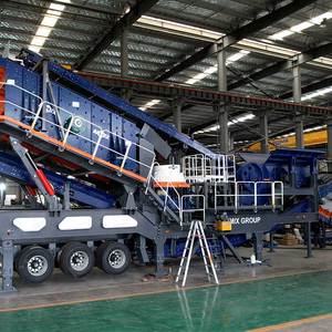 Mobiler Radreifen 100TPH 4 in1 Stein zerkleinerung anlage - Product Image 2