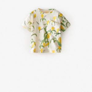 T-shirt imprimé vintage pour garçons, nouvelle conception, qualité export, 100% coton, séchage rapide, col rond, manches courtes, provenance du Bangladesh - Product Image 1