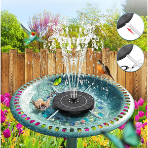 Fontana <span class=keywords><strong>Solare</strong></span> Galleggiante con Luce, Pompa per Laghetto, Vasca per Uccelli, Giardino, Esterno, Patio, Cortile, Piscina, Acquario, Cascata Decorativa per Casa - Product Image 2