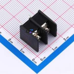 WJ25C-B-7.62-2P Barrier Terminal Block Through hole Component (THT),P=7.62mm Connector Two Sides 7.62mm 1x2P Straight Pin - Product Image 1