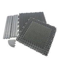 Tapis modulaire en PVC lavable à emboîtement, motif écossais, antidérapant, écologique, pour entrée/sortie, maison, hôtel, bureau, extérieur, tapis Amino