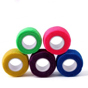 Bande adhésive cohésive élastique non tissée de 2,5 cm, flexible, pour dissolvant de vernis à ongles, mini ruban coloré, fournitures pour nail art - Product Image 5