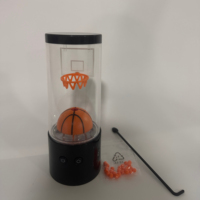 Nouvelle veilleuse LED pour enfants, colorée, en forme de ballon de basket, silencieuse, à intensité variable, à piles, ambiance méditerranéenne