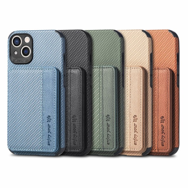 Woven Texture Card Holder Phone Case for iPhone 15 14 13 Wallet Case PU Leather Cover Kickstand