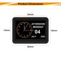 Pros Smart Calendrier Numérique Jour Horloge Parler Wifi Démence Horloge Analogique Médecine Rappels Alarme Agenda Photo Message Via App