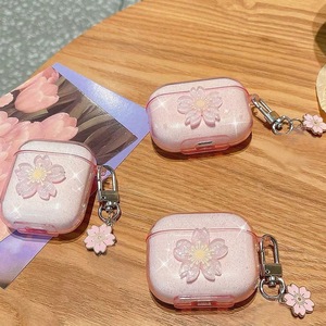 Funda Glitter Sakura para AirPods Pro 2, compatible con Apple de 2.ª/3.ª/4.ª generación / Funda para auriculares inalámbricos Pro - Product Image 6