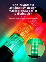 Lampu Peringatan LED Multi-Layer Bahan PC Non-Reflektif Lampu Kerja Mesin Perkakas Indikator Tiga Warna Suara Alarm JPT-50 CN