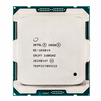 Processeur de serveur E5-1650 V4, 6 cœurs, 12 threads, 3,6 GHz, 15 Mo de cache, LGA2011-3, 14 nm, 140 W, DDR4