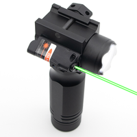 Dernière lampe torche tactique de chasse LED la plus puissante en alliage d'aluminium étanche avec viseur laser rouge et poignée
