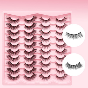 20 Paires de Cils en Vison Naturel en Plateaux, Faux Cils 3D, Fournisseur en Gros de Produits de Beauté - Product Image 2