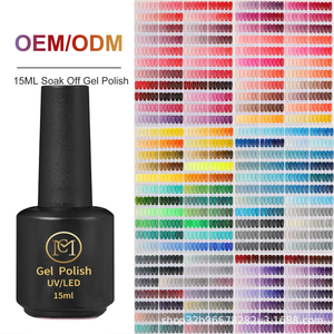 Bộ sưu tập sơn gel màu LED chuyên nghiệp, không độc hại, có thể tùy chỉnh nhãn hiệu riêng, OEM ODM, để tự tạo kiểu móng của bạn - Product Image 2