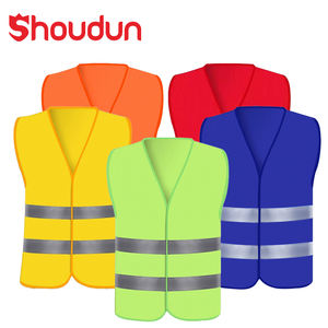 Chaleco de Seguridad de Alta Visibilidad para Trabajos de Tráfico, Correr, Topógrafos y Guardias de Seguridad, Chaleco de Construcción con 2 Cintas Reflectantes - Product Image 6