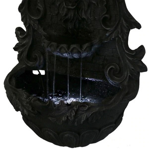 Solar al aire libre de la pared de la fuente de agua con respaldo de batería montado en la pared <span class=keywords><strong>cascada</strong></span> - Product Image 4