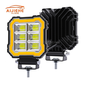 ไฟ LED สำหรับทำงาน4นิ้วสี่เหลี่ยมสีขาวกระพริบออฟโรดไฟหน้า<span class=keywords><strong>รถ</strong></span><span class=keywords><strong>ดัดแปลง</strong></span>วิศวกรรมรถแทรกเตอร์ - Product Image 4