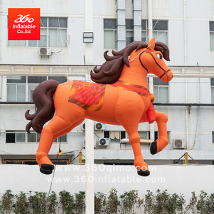 360度充气热销巨型充气马模型定制逼真户外广告充气卡通马用于促销 - Product Image 3