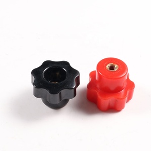 Perilla de plástico de baquelita de nailon M12 personalizada, perilla de sujeción de metal de siete lóbulos y 4 lóbulos - Product Image 2