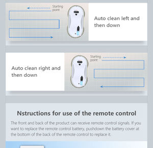 רובוט ניקוי חלון חכם לבניין גבוה ניקוי אוטומטי של זכוכית בפנים/מנקה חלון חשמלי בחוץ. - Product Image 4