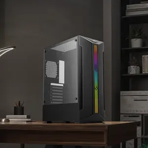 Soeyi tùy chỉnh giữa tháp ATX chơi game PC trường hợp argb Dải chơi game RGB trường hợp ATX Yếu tố hình thức