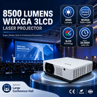 Projecteur laser 3LCD commercial 8500 lumens WUXGA 30 000 heures pour installation AV professionnelle