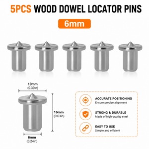 6/8/10/12mm Tool Power Dowel Pins Center Point <b>Set</b> Dowel Tenon Center <b>Set</b> for Woodworking Tools - Product Image 2