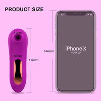 Vibrateur Mini Clitoridien et Mamelons en Silicone 7 Vitesses pour Femme, Puissant et Étanche, Vente en Gros