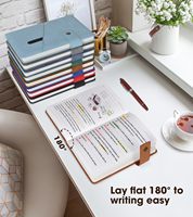 Cuaderno Agenda sin fecha Funda de cuero Pu con logotipo personalizado