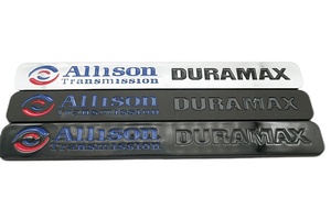 Autocollants d'emblème de capot ALLISON <span class=keywords><strong>DURA</strong></span> MAX BLACK CHROME - Product Image 3