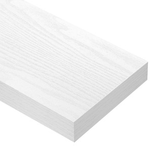 Bathroom <b>Floating</b> <b>Shelves</b> 16 Inch Set Of 2 <b>White</b> Wall Mounted Over Toilet Farmhouse Decor - Product Image 1