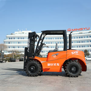 2025 yeni tasarım 4WD dizel motor çatal kaldırıcı kamyon 4.5ton kapasite 3m 5m 6m fabrika fiyat ile engebeli arazi forkliftler - Product Image 4