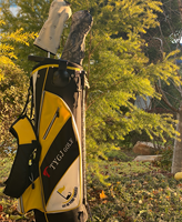 Vente en gros, personnalisez votre motif et votre logo, GREENIVY GA-HC-2, accessoires de golf en cuir PU, housse de tête de club de golf